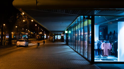 Window shops at night 2